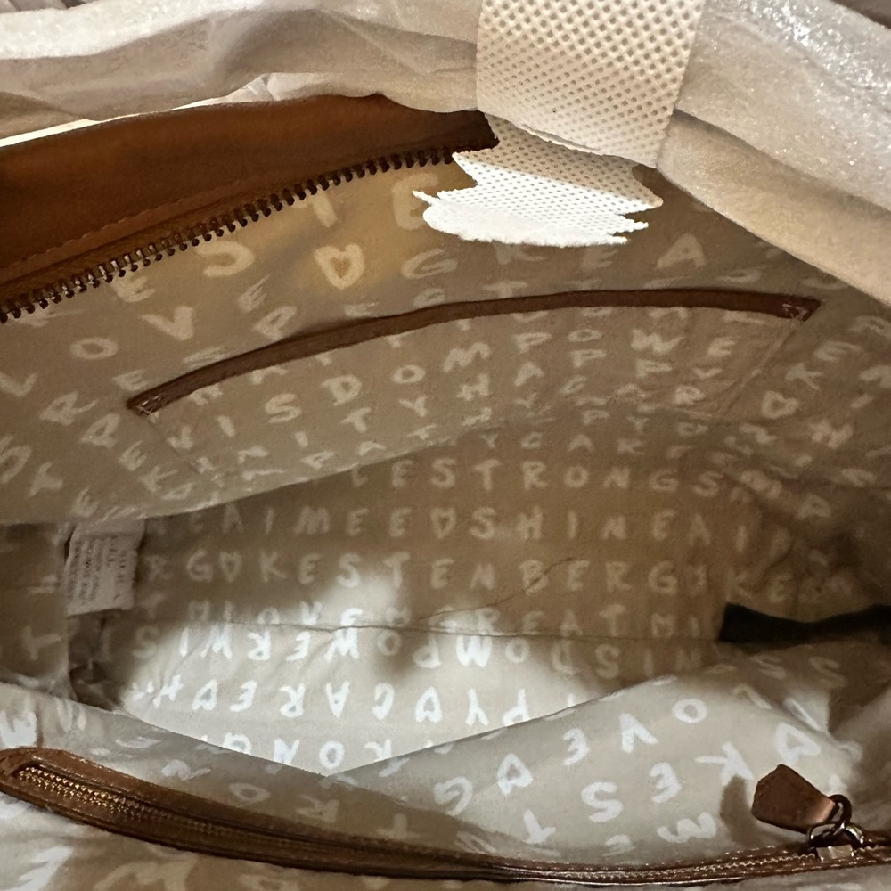Aimee Kestenberg Tan Leather Men's Bag - Picture 5 of 12